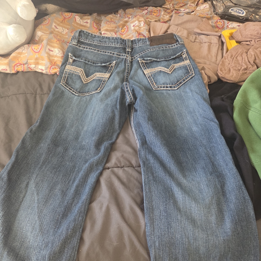 Men's Blue Straight Jeans